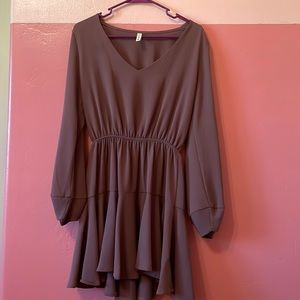 Medium Blush Long Sleeve Dress